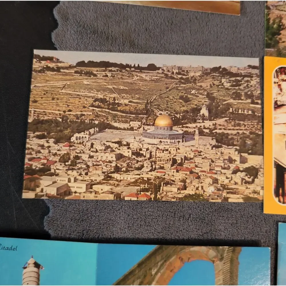 Vintage Jerusalem Postcard Lot Israel Holy Land Bethlehem